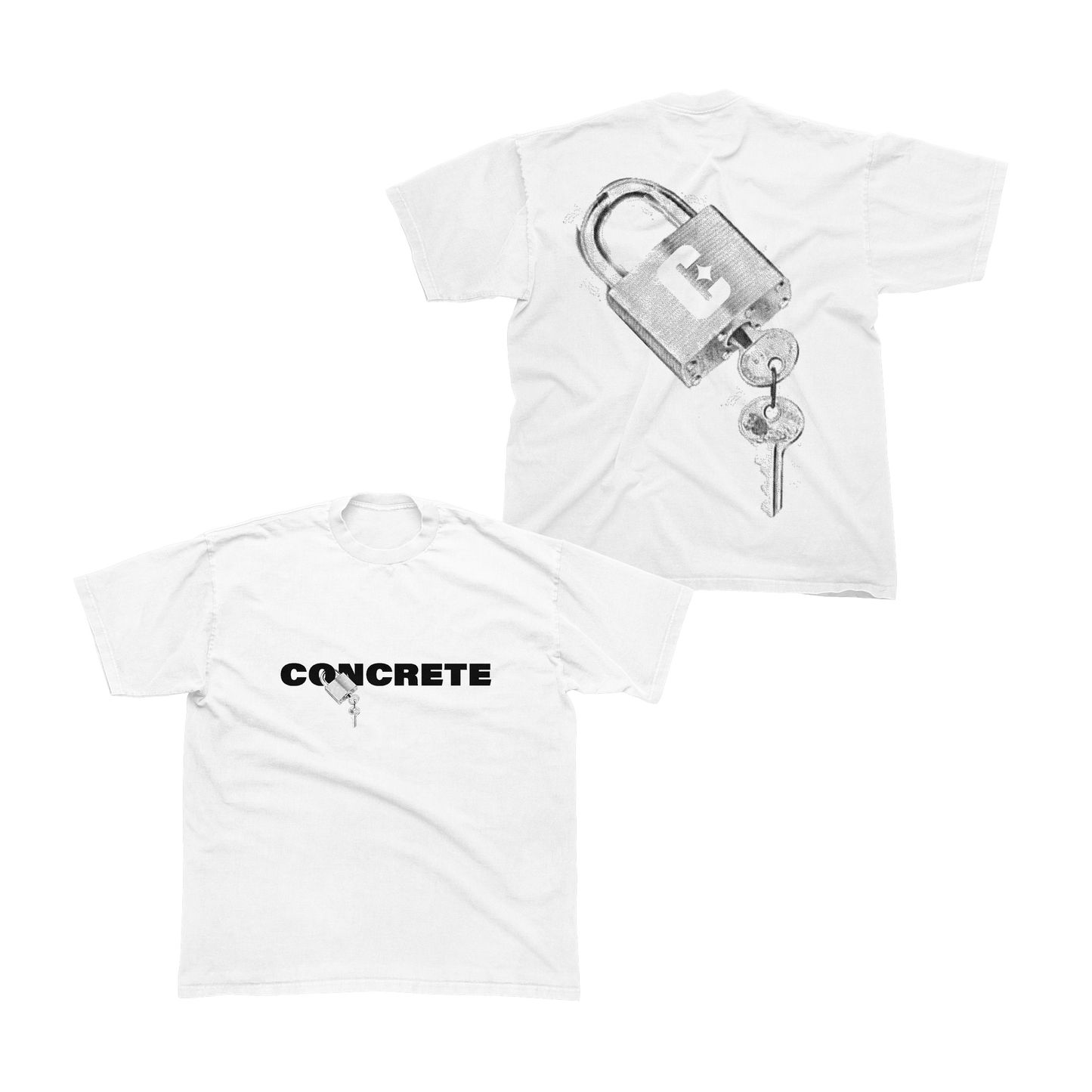 Concrete Lock Tee